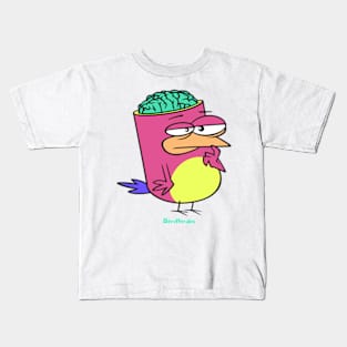 Birdbrain Design for Bird Lovers Kids T-Shirt